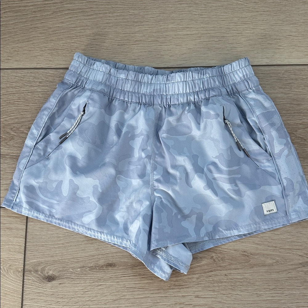 Vuori Light Gray Athletic Shorts